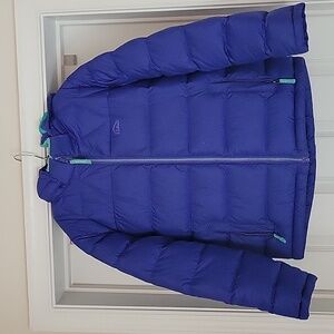 LLBean Kids Down Jacket (14-16) Purple/Teal